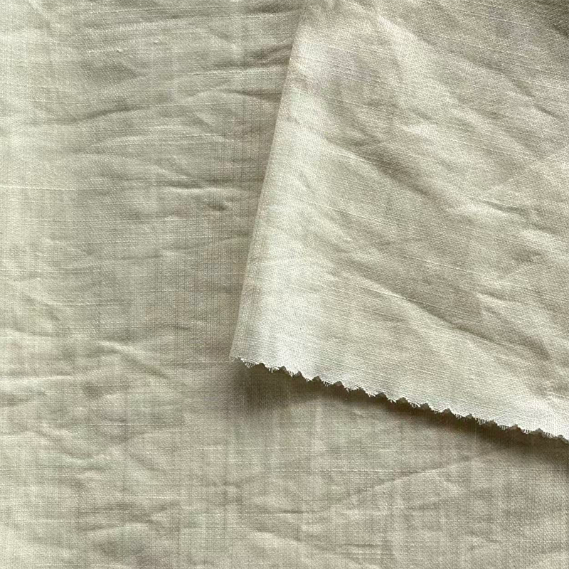 NO 6053 চকচকে টেনসেল লিনেন ফ্যাব্রিক